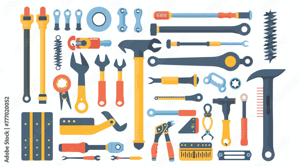 Hardware tools icon design vector Flat vector isolated