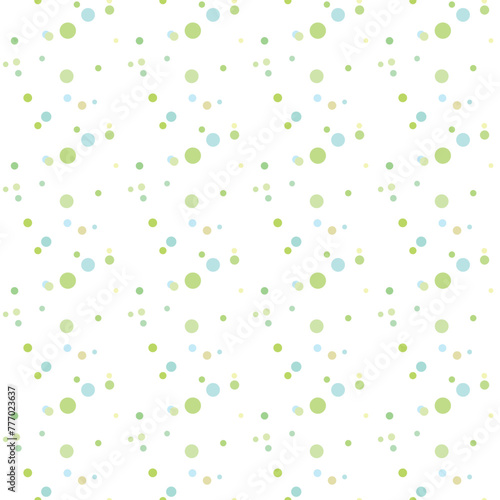Texture with circles. Splash effect banner. Dotted abstract illustration with blurred drops of rain. Seamless pattern for fabric, textile