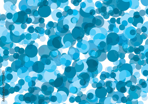 Blue vector wallpaper. Blue shades lenses. Festive hand drawn illustration backdrop III.	
