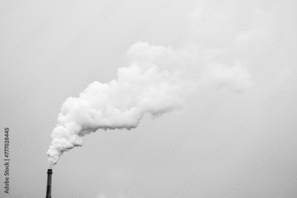 Cloud of smoke from a factory. Smoking chimney in the industrial area. Environment and pollution. Climate, global warming.
Cloud of smoke from a factory. Smoking chimney in the industrial area. Environment and pollution. Climate, global warming.