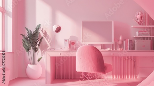 Social media influencer setup  trendy and engaging  pastel aesthetic for visual appeal