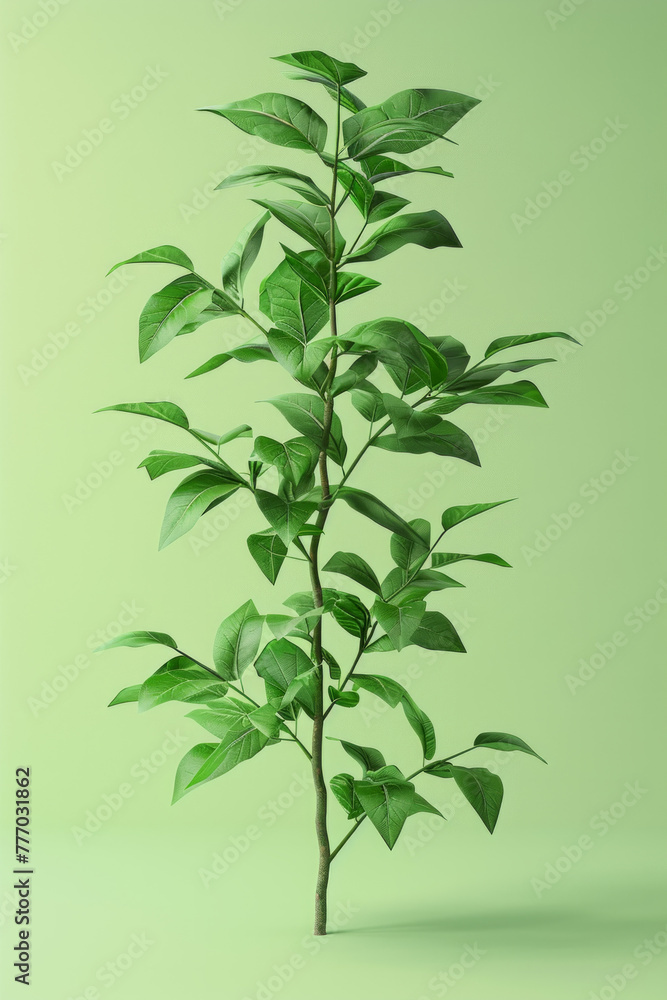 Fototapeta premium An isolated green plant
