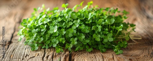 Fresh Clover A Symbol of Growth and Renewal Generative AI