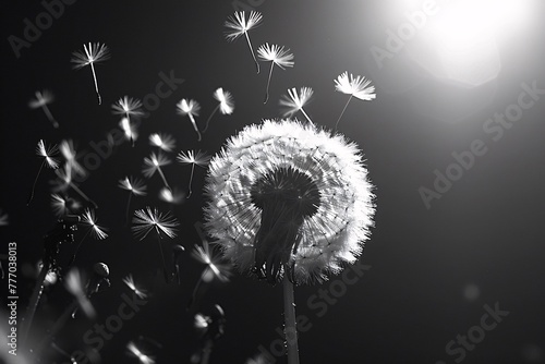 Whispers of Hope A Dandelion s Silent Prayer Generative AI