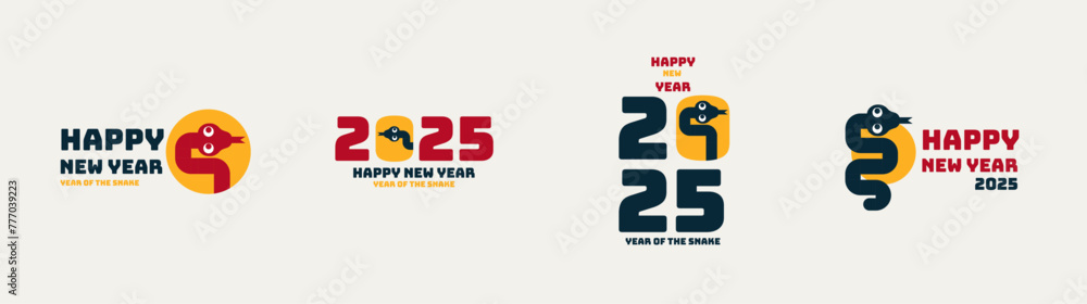 Happy new year 2025 design. Premium vector design for poster, banner, greeting and new year 2025 celebration. Happy new year 2025 design. Premium vector design for poster, banner, greeting and new year 2025 celebration.