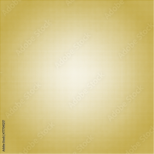 Vektor Halbton Hintergrund Rund mit Punkten - Design Element mit Verlauf - Quadrat mit rundem Verlauf - Punkte Muster und Textur - Overlay Ebene gelb