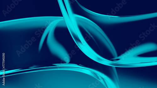 Hard Light Lagoon Blue Shiny Glowing Effects Abstract background design