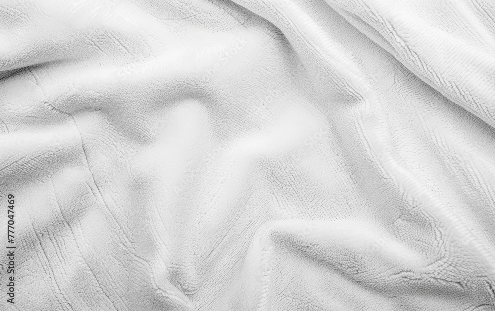Fototapeta premium Silky smooth velvet fabric artfully draped and folded to create a luxurious, sensual texture and soft, flowing form. Velvety alcantara texture