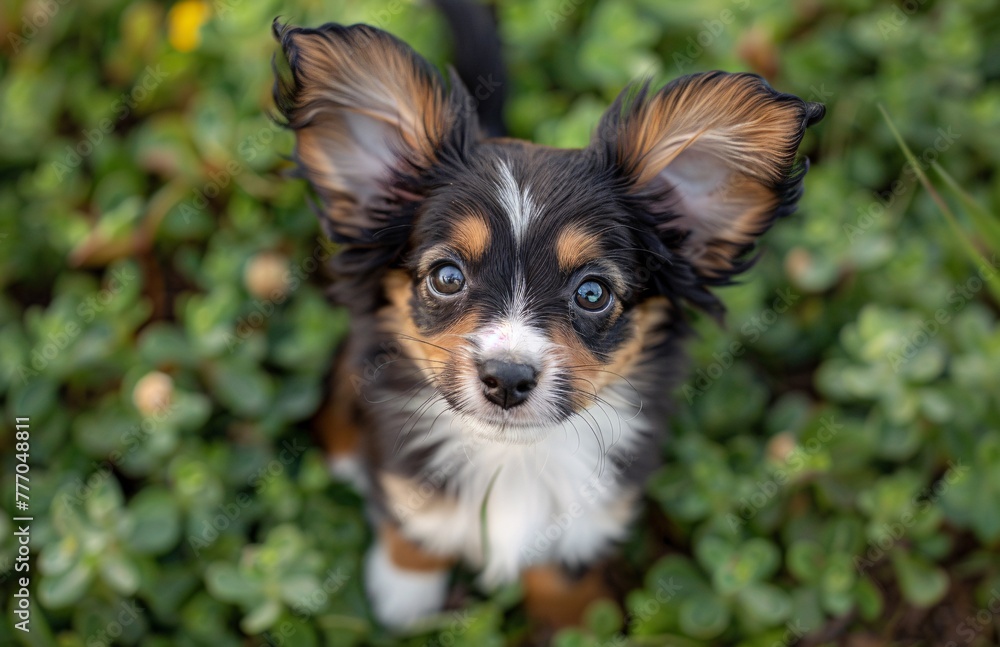 Puppy's Ears Flutter in the Wild Generative AI