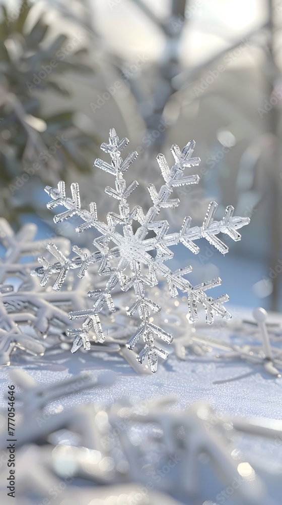 the intricate beauty of a single snowflake the intricate beauty of a single snowflake