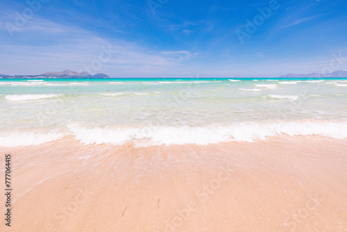 beach with white sand 