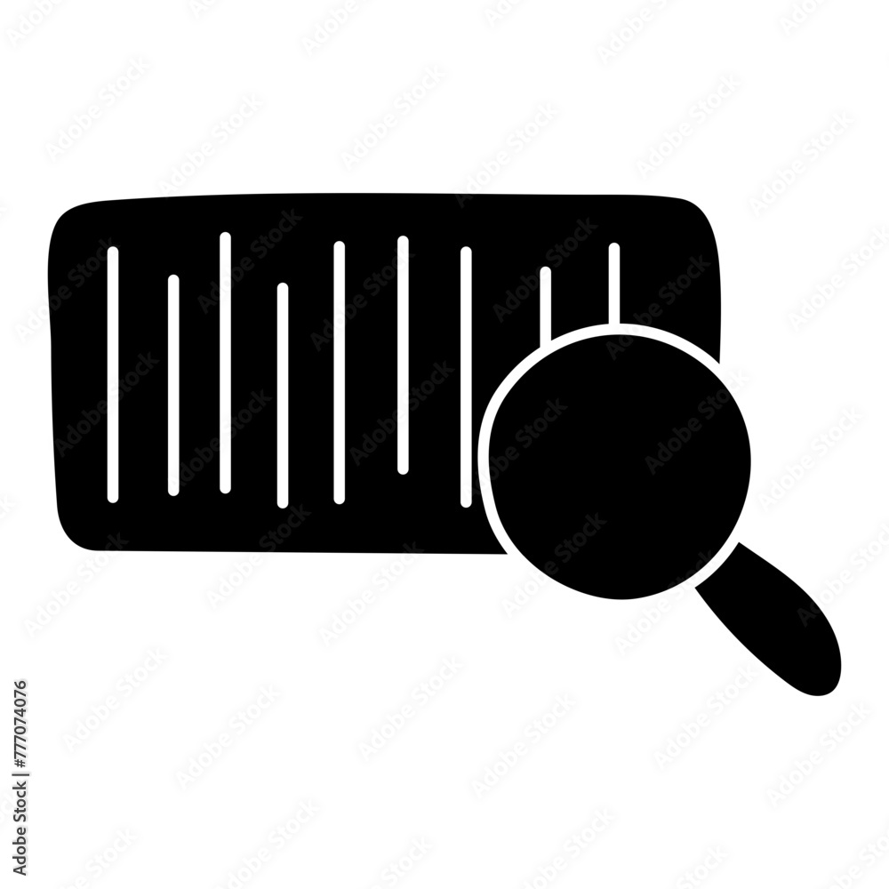 An icon design of barcode tracking
An icon design of barcode tracking