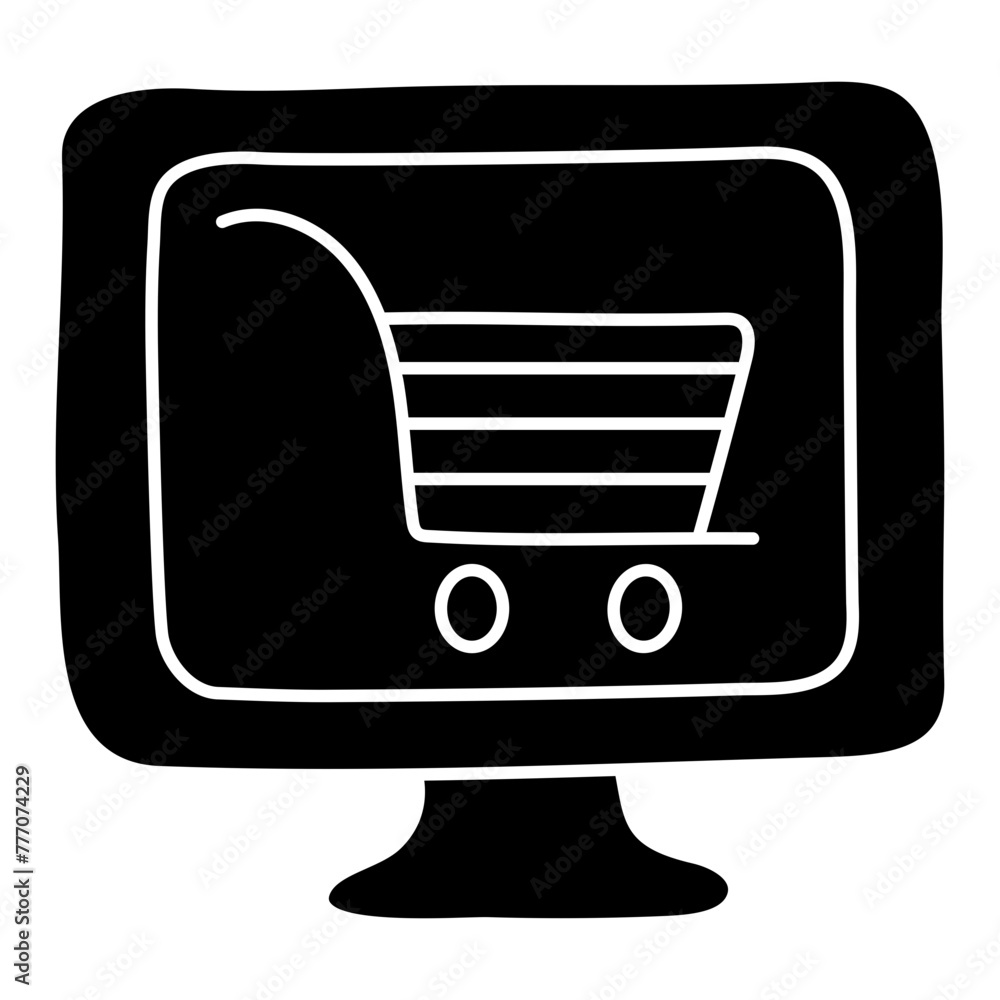 Unique design icon of online shopping
Unique design icon of online shopping
