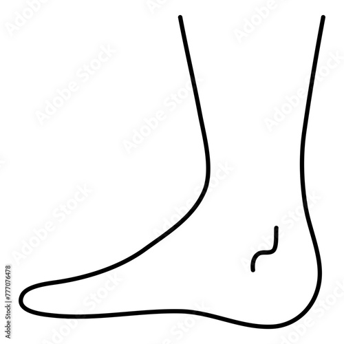 Perfect design icon of foot

