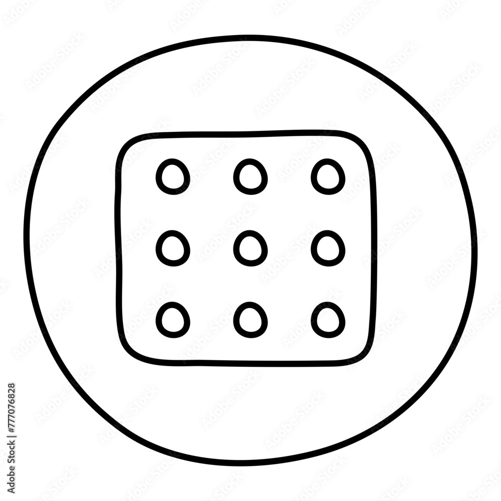 An editable design icon of pills strip
An editable design icon of pills strip