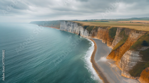 Jurassic Majesty: Vibrant Cliffs & Silky Seas of England's Coast