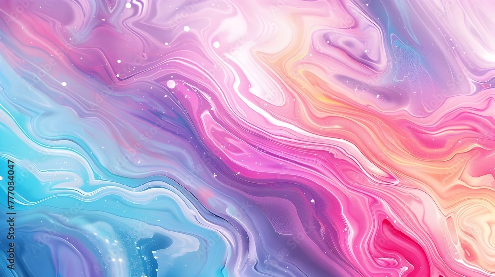Obraz premium Abstract Colorful Background With waves a Liquid.