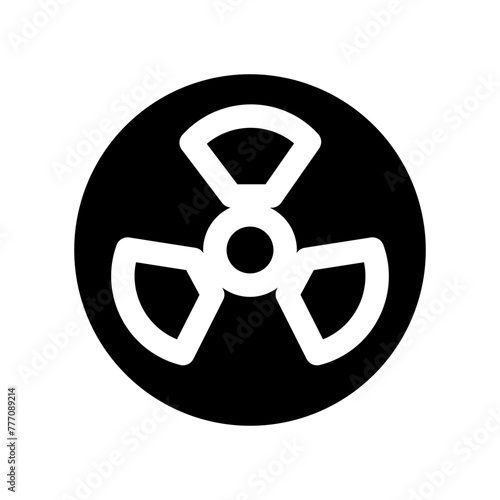 Nuclear sign Radioactive contamination symbol