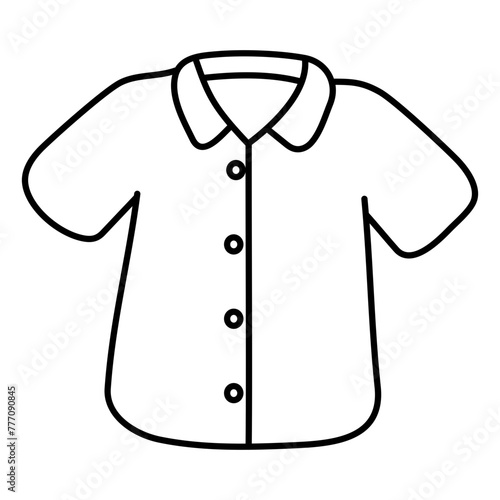 A trendy design icon of shirt

