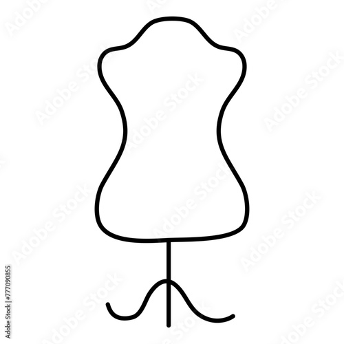 An icon design of mannequin

