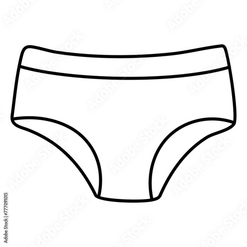 An icon design of underwear

