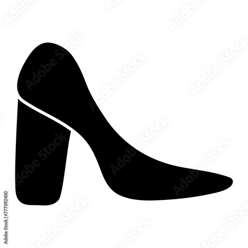 A beautiful design icon of heel
