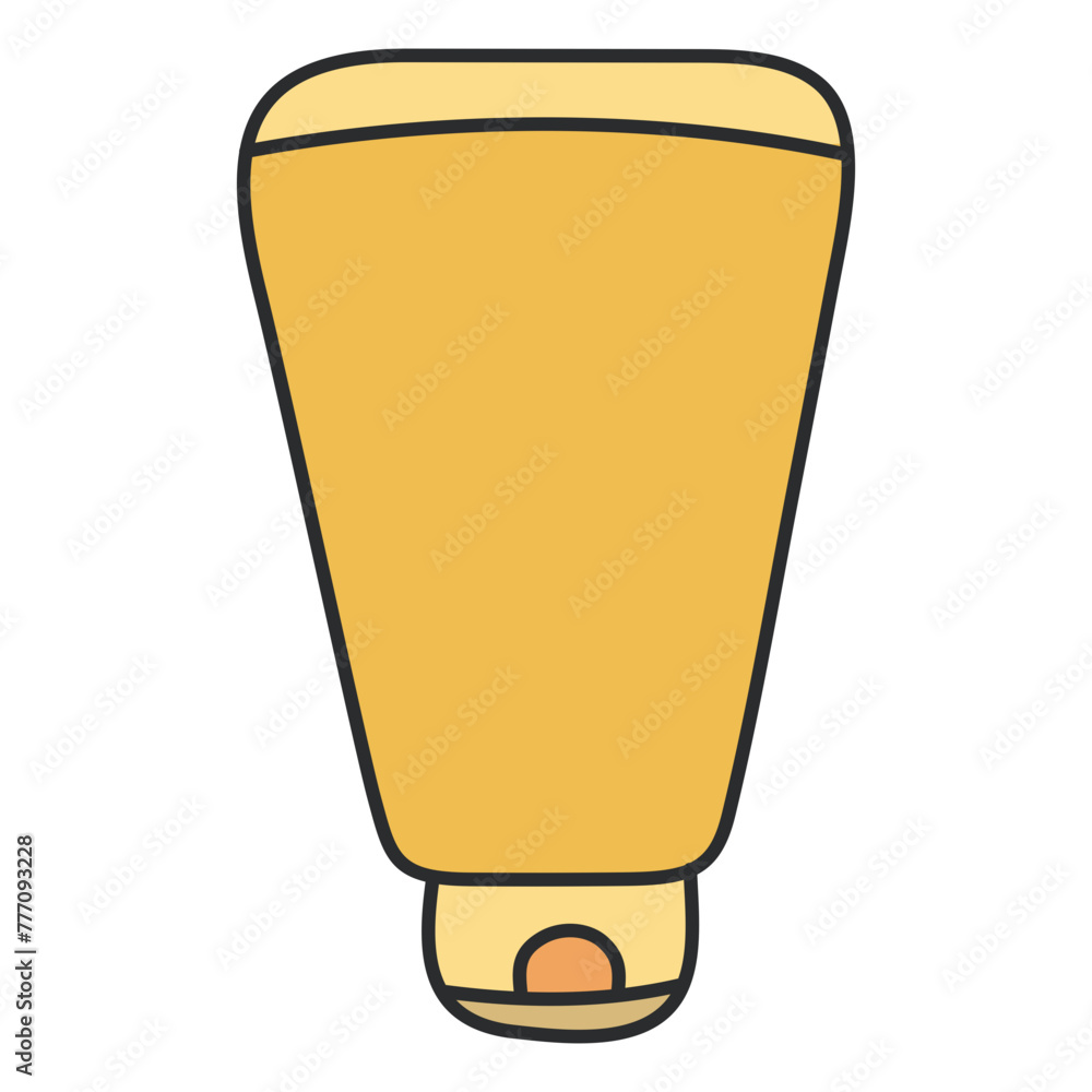 A flat design icon of face cleanser
A flat design icon of face cleanser