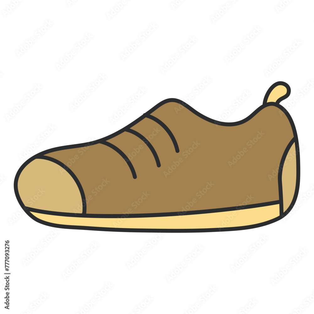 Modern design icon of snicker shoe
Modern design icon of snicker shoe