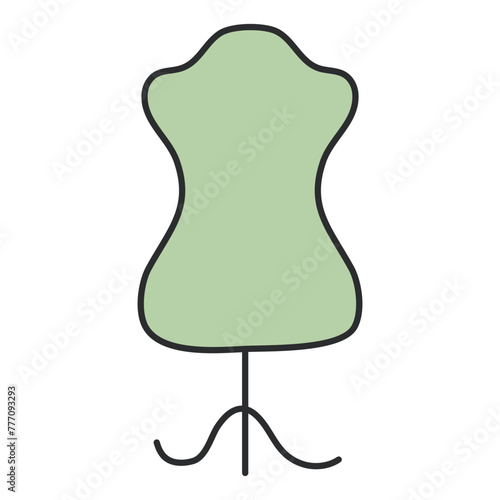 An icon design of mannequin

