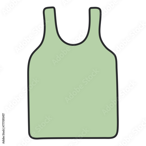 Modern design icon of undershirt

