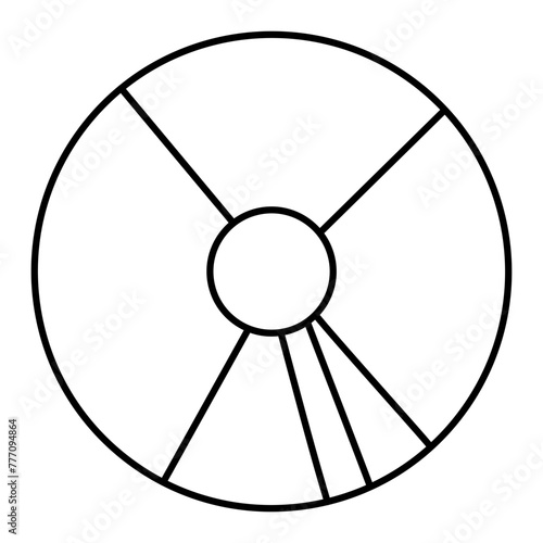 A beautiful design icon of disk

