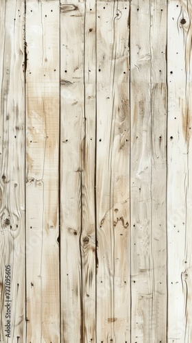 An abstract background of weathered, distressed wooden planks in various shades of light and dark beige, showcasing the natural texture and character of the wood.