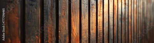 Wooden Slats A Study in Texture and Light Generative AI