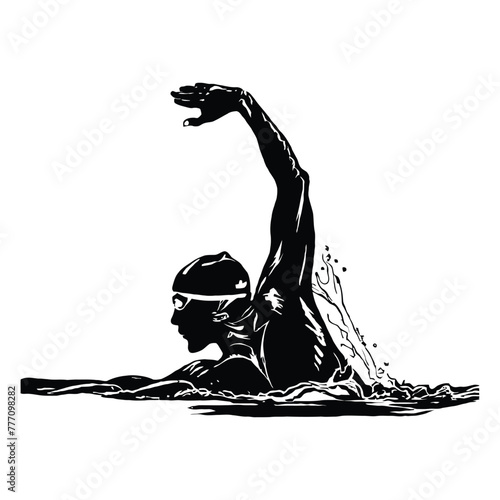 Swimming Silhouette