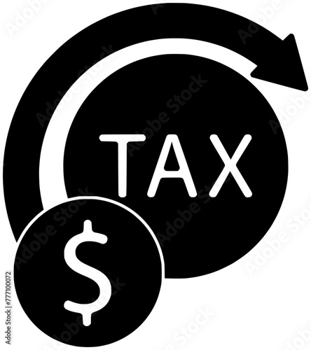 finance illustration loan silhouette currency logo arrow icon business outline money coin design investment financial retirement return repeat revenue shape savings sync time for vector graphic