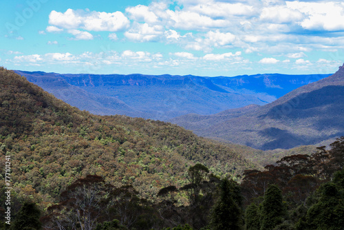 Blue mountains in Australia