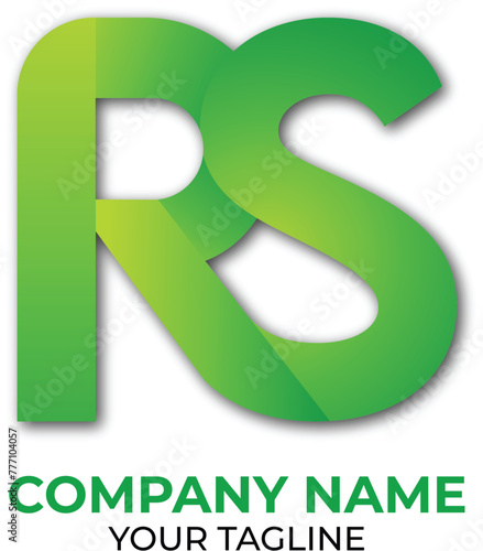 RS Letter logo design