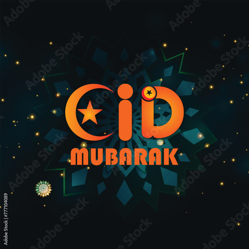Eid Mubarak festival creative background design