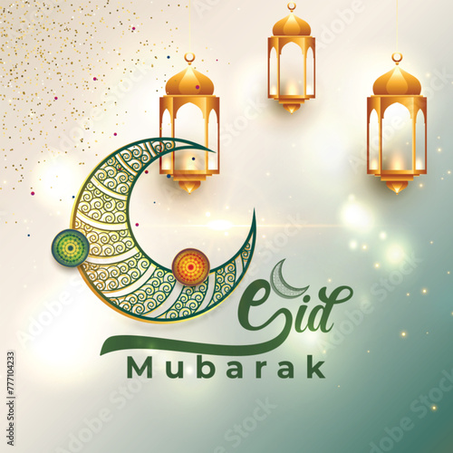 Eid Mubarak festival creative background design