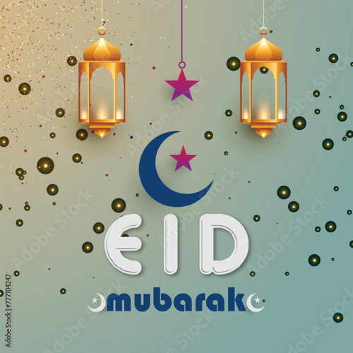 Eid Mubarak festival creative background design