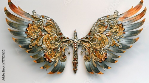The Golden Butterfly A Symbol of Transformation and Beauty Generative AI