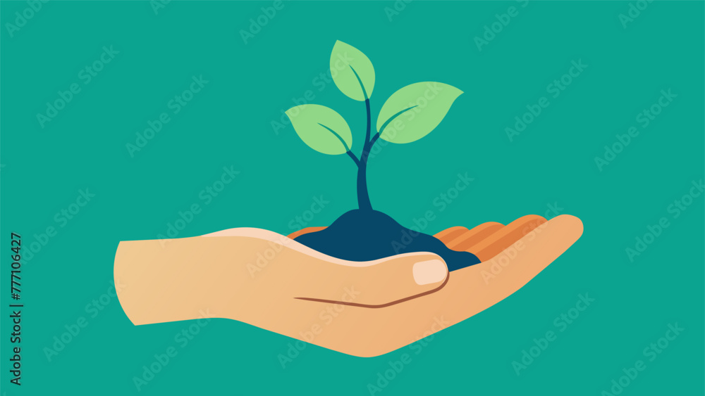 An image of a hand holding a small plant symbolizing the familys ability to find growth and hope in the midst of loss and trauma tending to An image of a hand holding a small plant symbolizing the familys ability to find growth and hope in the midst of loss and trauma tending to