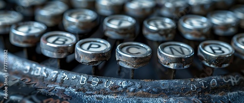 Vintage Typewriter A Nostalgic Glimpse into the Past Generative AI