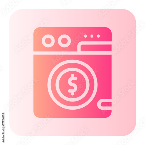 money laundering gradient icon