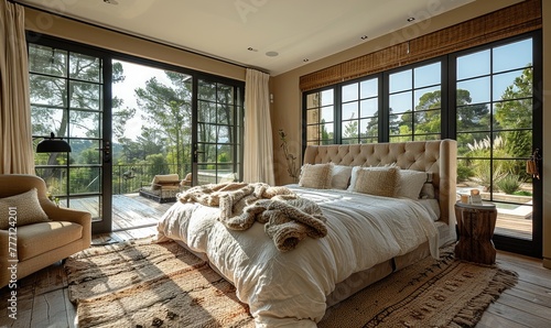 Beautiful villa bedroom in ...