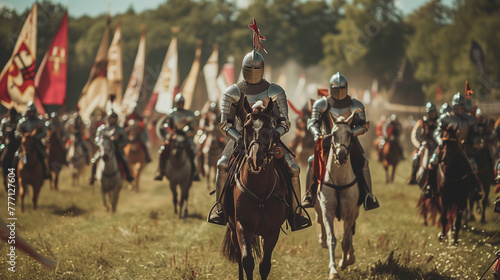 knights on the battlefield © Artem