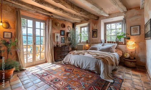 Beautiful villa bedroom in ...