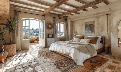 Beautiful villa bedroom in ...