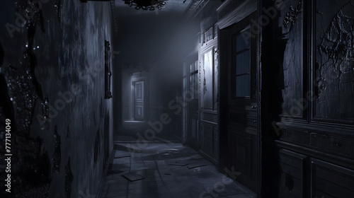 Wallpaper Mural 不気味な暗い廃墟 Torontodigital.ca