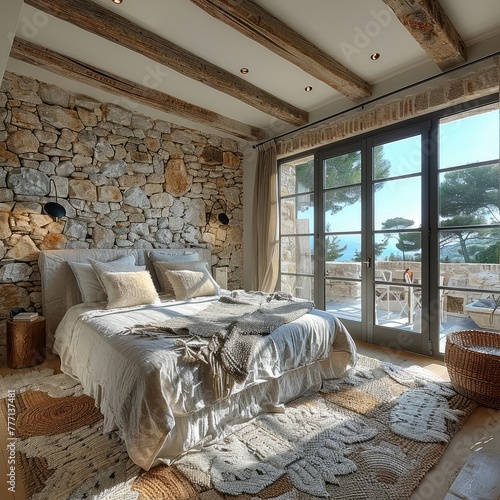 Beautiful villa bedroom in ...